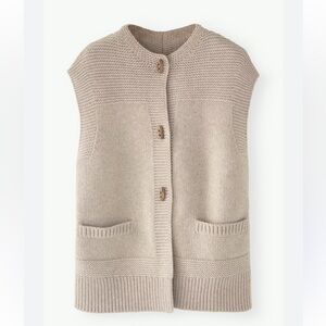Wrap London Knitted Lambswool Vest